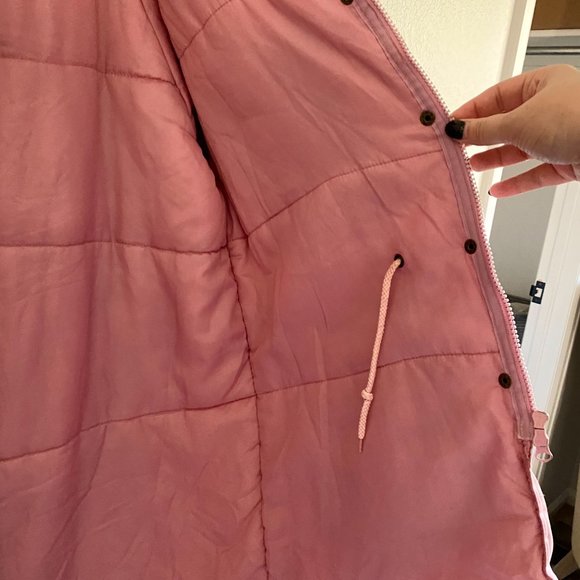 Vintage Pink Puffer Jacket - Picture 6 of 7